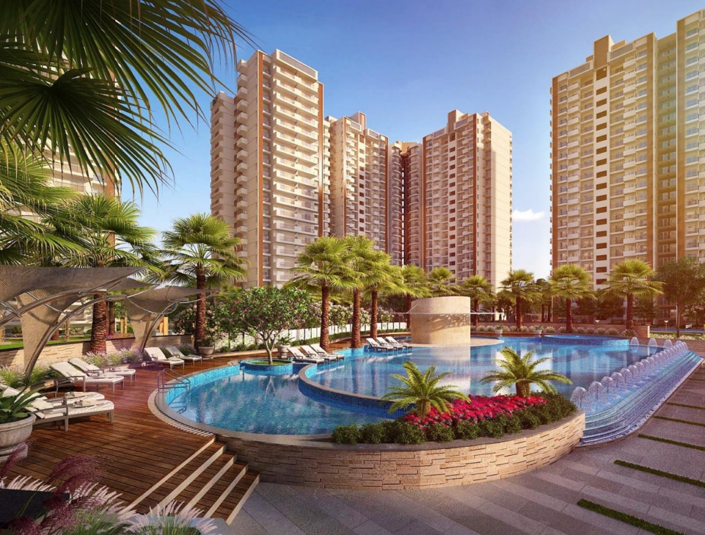 Front view of Nirala Estate in Noida Extension