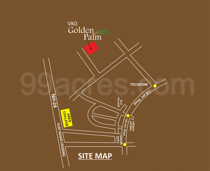 Location of VKG Golden Palm