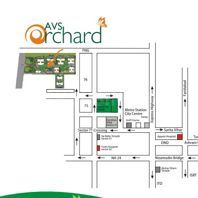 Location of AVS Orchard